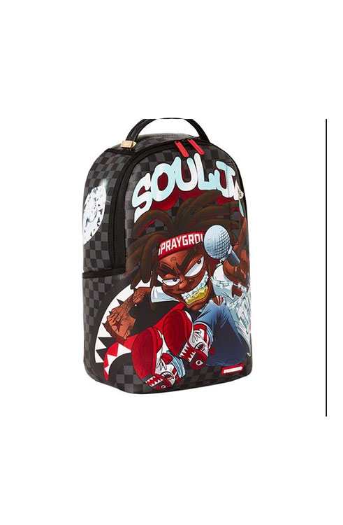 Sprayground Miami Vice Wings UP DLXSV White Backpack